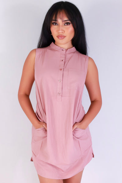 Jeans Warehouse Hawaii - SOLID SHORT DRESSES - UNBOTHERED DRESS | By ROKOKO