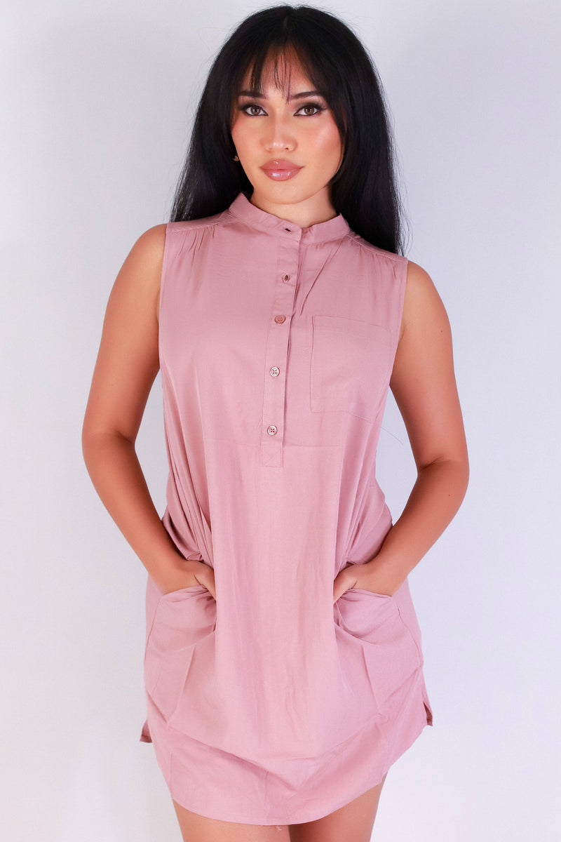 Jeans Warehouse Hawaii - SOLID SHORT DRESSES - UNBOTHERED DRESS | By ROKOKO