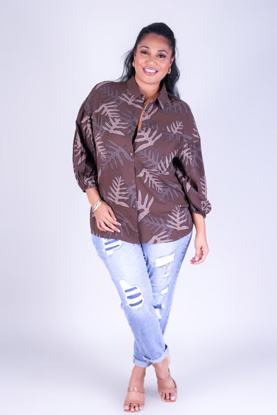 LAUA'E BUTTON DOWN TOP