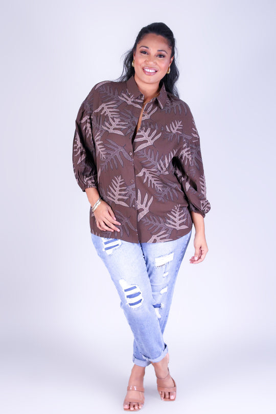 LAUA'E BUTTON DOWN TOP