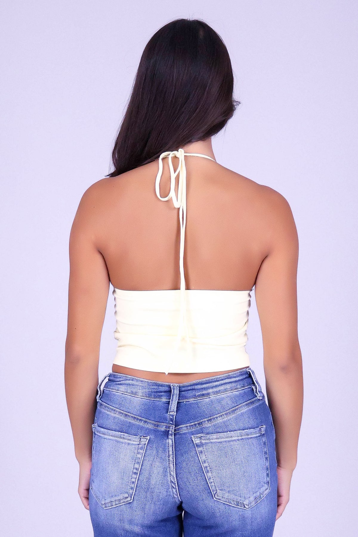 JUST LIKE SUMMER HALTER TOP