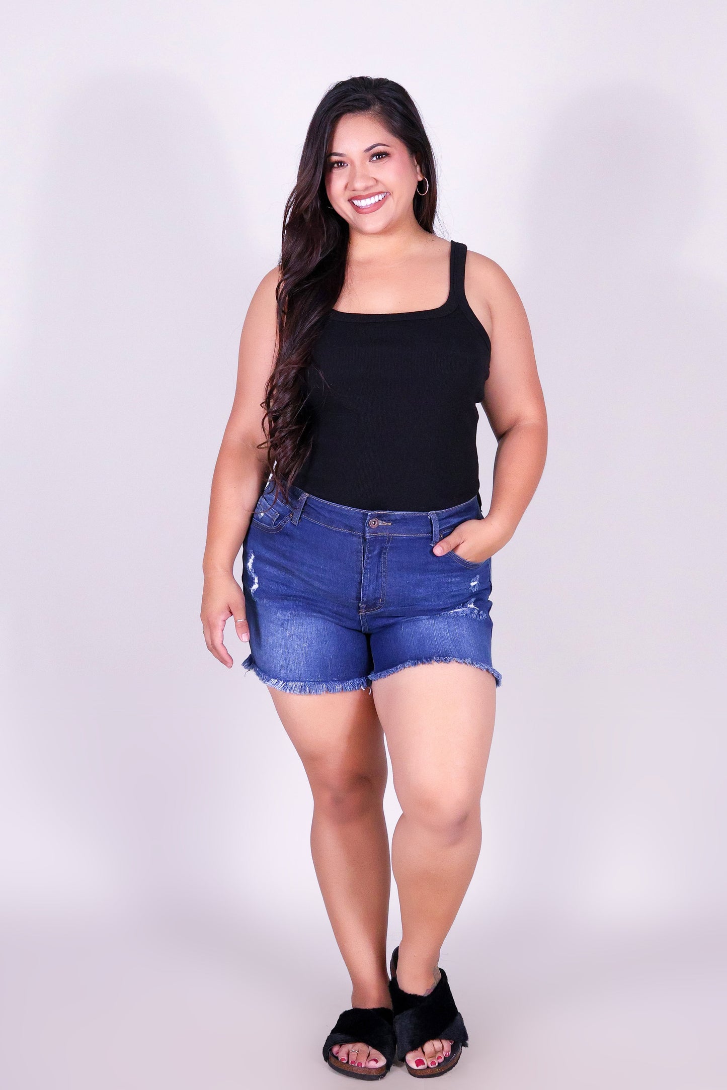 GAME CHANGER DENIM SHORTS