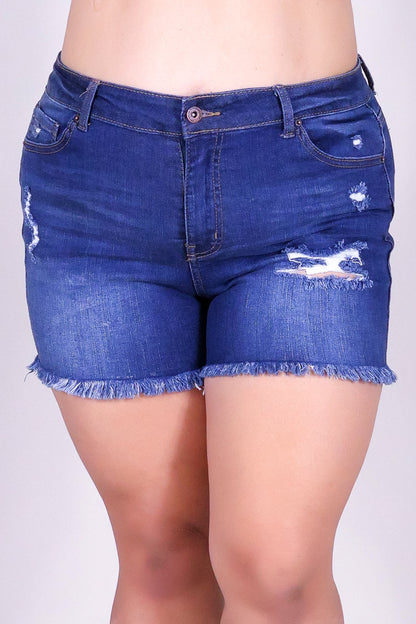 GAME CHANGER DENIM SHORTS