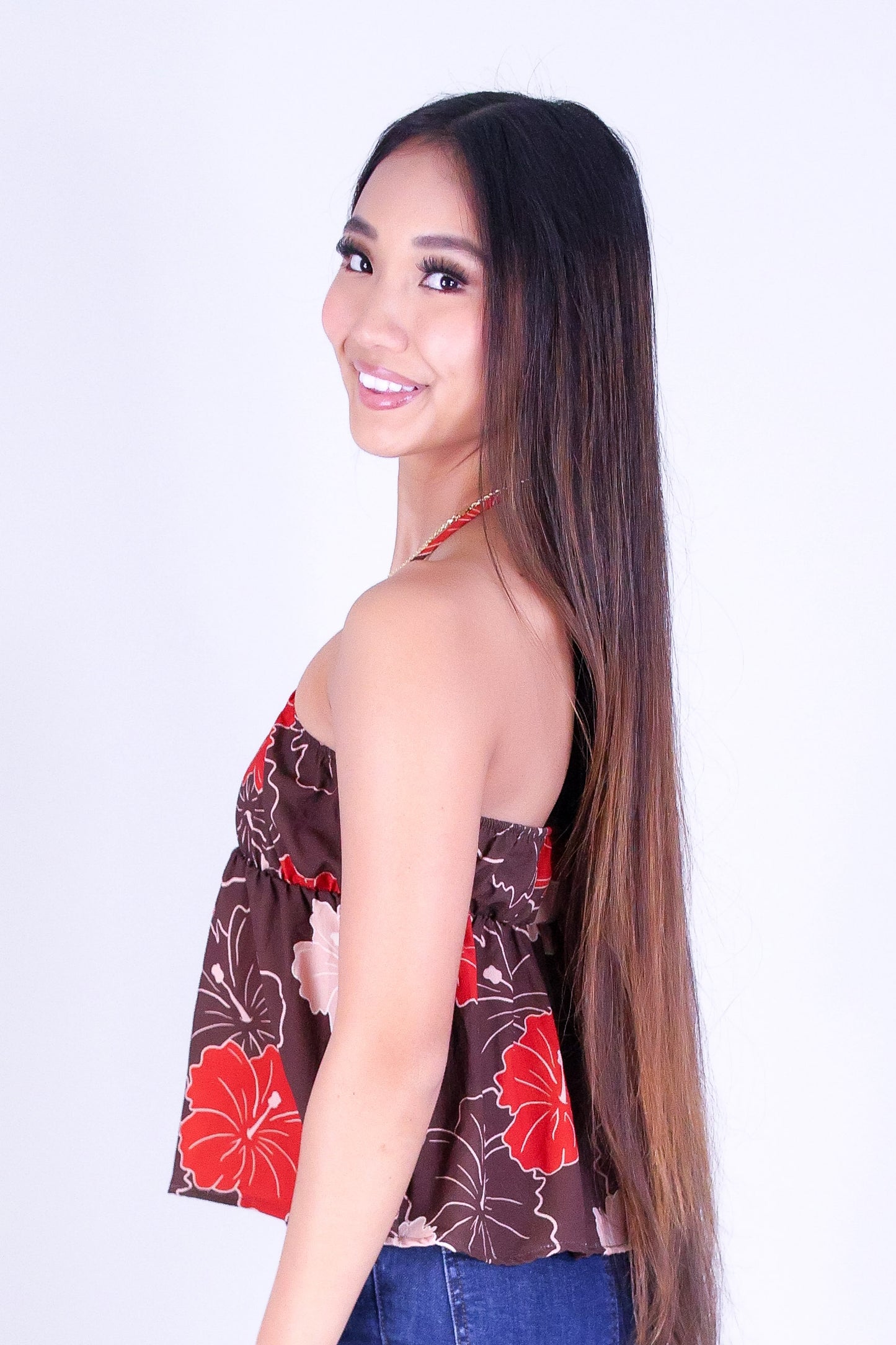 MULTI ALOALO HALTER TOP