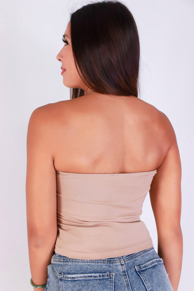 Jeans Warehouse Hawaii - TANK/TUBE SOLID BASIC - WORTH IT TUBE TOP | By ANWND