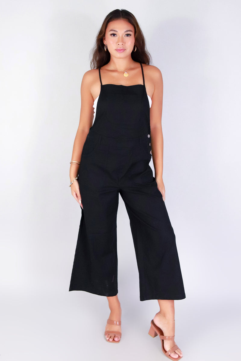 Jeans Warehouse Hawaii - SOLID CASUAL JUMPSUITS - ALL IN ONE OVERALL JUMPSUIT | By ZENANA (KC EXCLUSIVE,INC