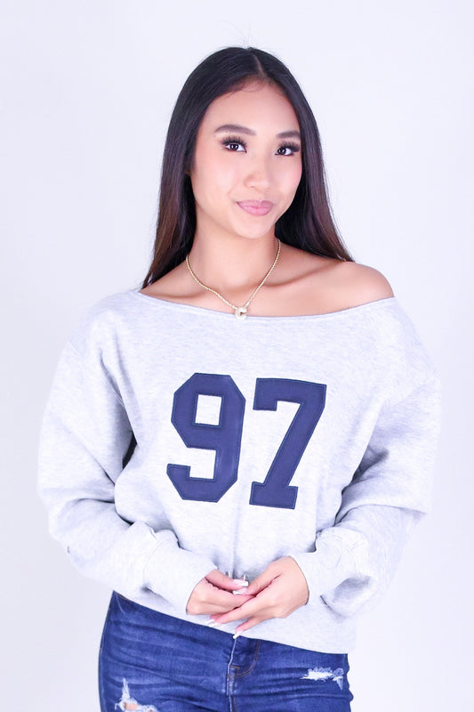 #97 OFF SHOULDER SWEATER