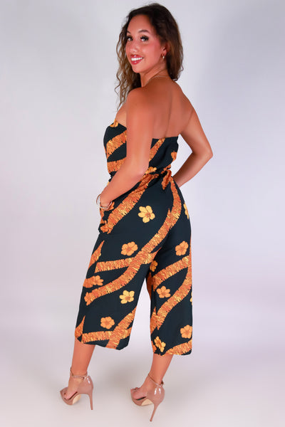 Jeans Warehouse Hawaii - PRINT CASUAL JUMPSUITS - ILIMA TUBE JUMPSUIT | By LUZ