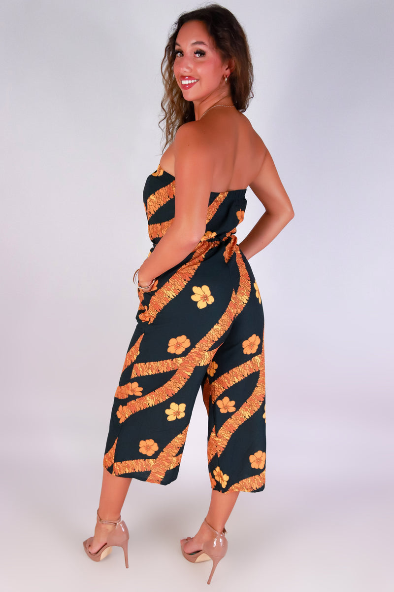 Jeans Warehouse Hawaii - PRINT CASUAL JUMPSUITS - ILIMA TUBE JUMPSUIT | By LUZ