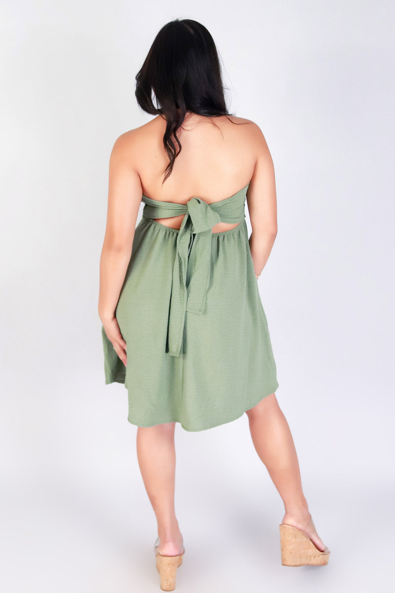 SMOCKED IN LOVE TUBE DRESS