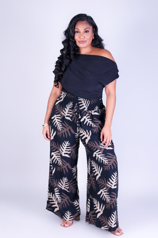 LAUA'E SMOCKED WAIST PANTS