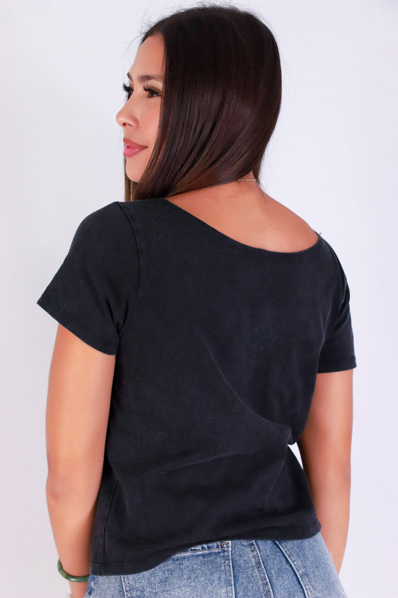 Jeans Warehouse Hawaii - S/S SCREEN - ALOHA OFF SHOULDER TEE | By ORGANIC GENERATION