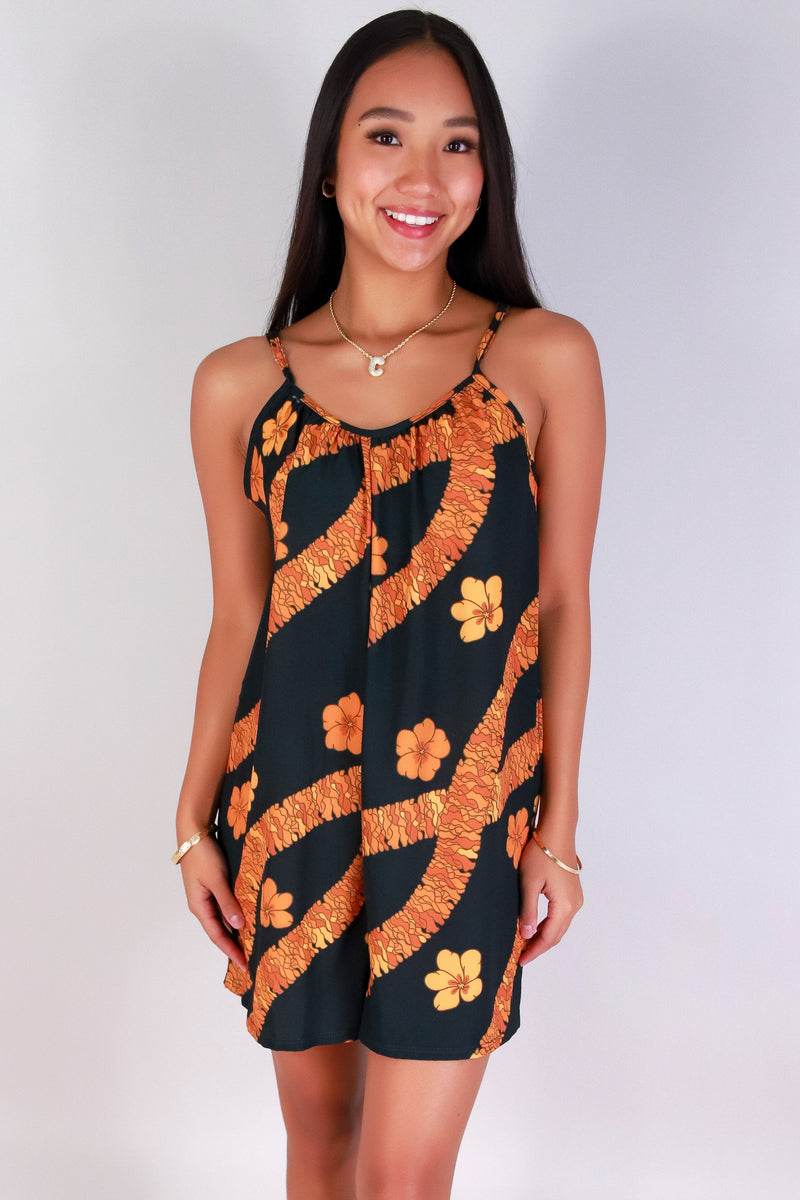 Jeans Warehouse Hawaii - PRINT CASUAL ROMPERS - ILIMA NO WAIST ROMPER | By LUZ