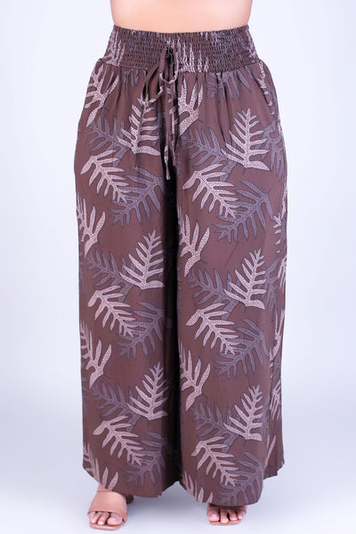 LAUA'E SMOCKED WAIST PANTS