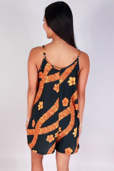 Jeans Warehouse Hawaii - PRINT CASUAL ROMPERS - ILIMA NO WAIST ROMPER | By LUZ