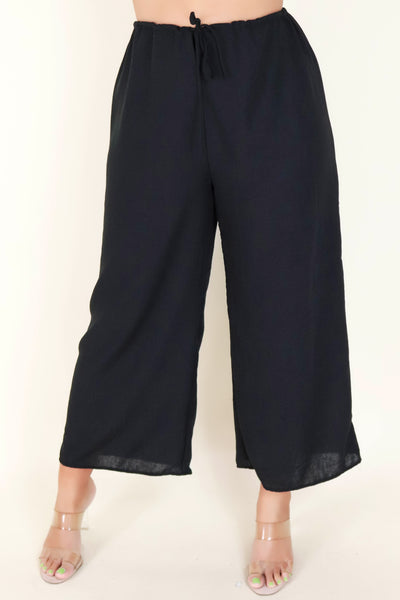 Jeans Warehouse Hawaii - PLUS PLUS WOVEN CASUAL CAPRIS - ON THE SPOT PANTS | By ZENOBIA