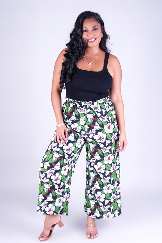 KOKIO KEOKEO WOVEN CAPRI'S