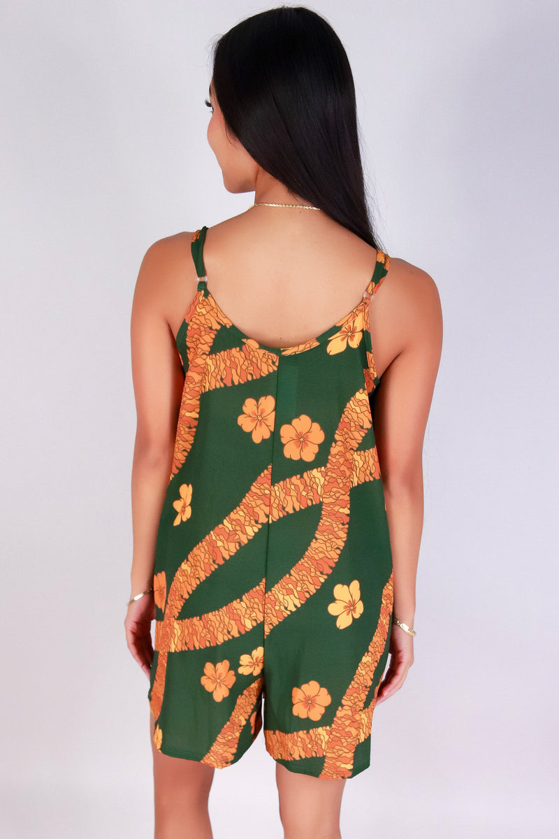 Jeans Warehouse Hawaii - PRINT CASUAL ROMPERS - ILIMA NO WAIST ROMPER | By LUZ