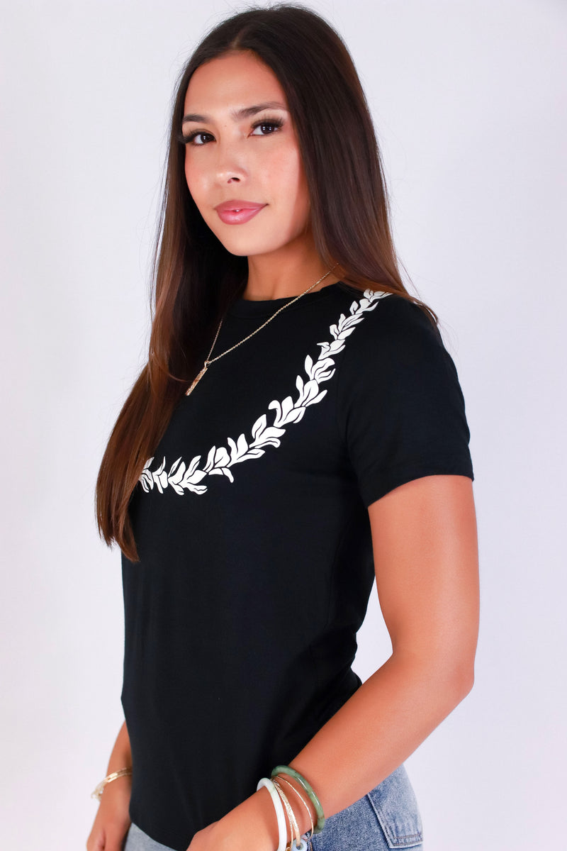 Jeans Warehouse Hawaii - S/S SCREEN - GINGER LEI TEE | By LUZ