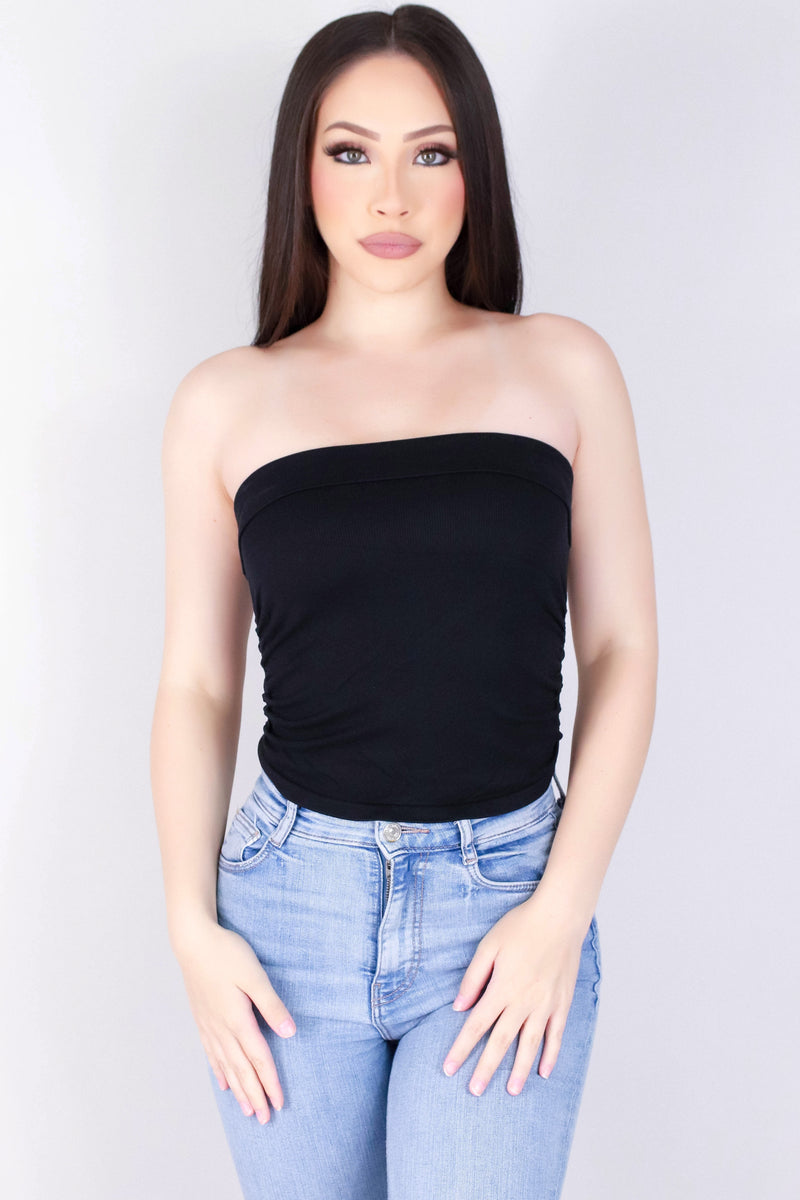 Jeans Warehouse Hawaii - SL CASUAL SOLID - TIMES OUT CROP TOP | By SUPERLINE