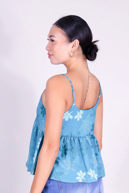 NAUPAKA BABYDOLL TOP