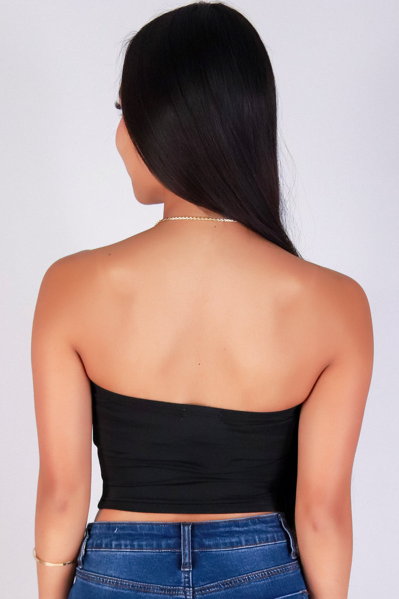 Jeans Warehouse Hawaii - SL CASUAL SOLID - JUST MY STYLE CROP TUBE TOP | By CRESCITA APPAREL/SHINE I