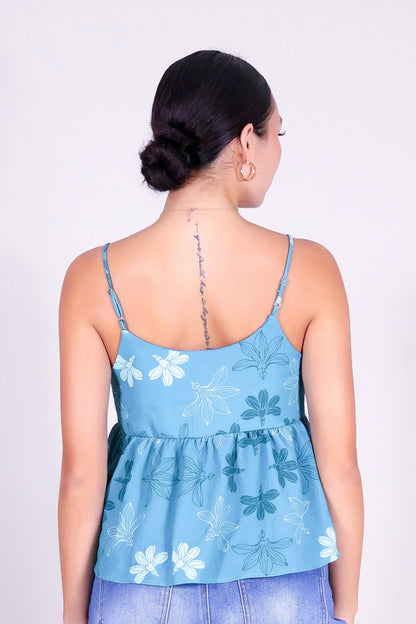 NAUPAKA BABYDOLL TOP