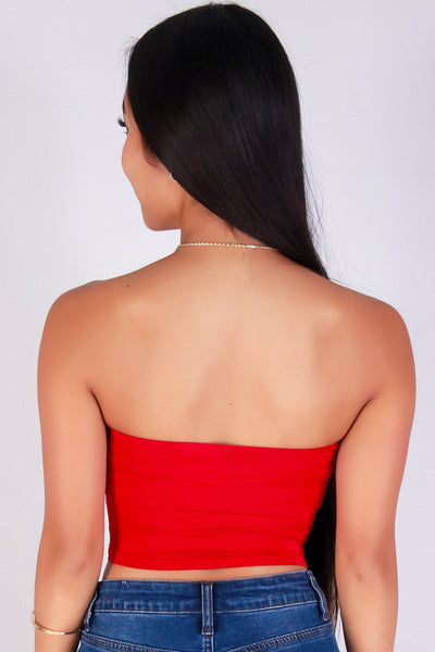 Jeans Warehouse Hawaii - SL CASUAL SOLID - JUST MY STYLE CROP TUBE TOP | By CRESCITA APPAREL/SHINE I