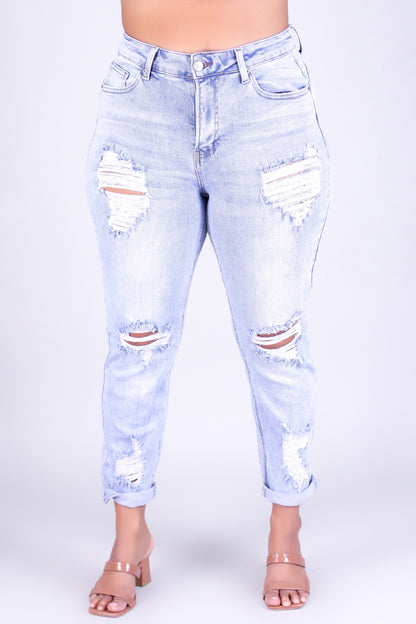 FLAWLESS PER USUAL DENIM CAPRI'S
