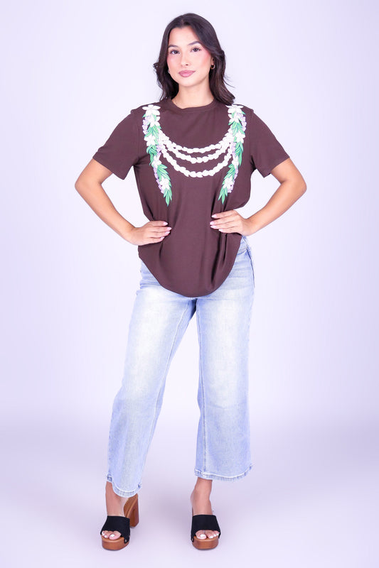 PIKAKE MAILE LEI TEE