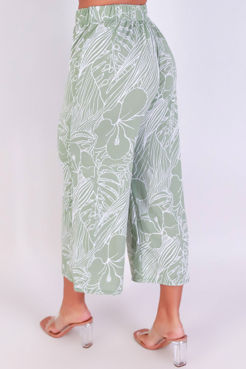 Jeans Warehouse Hawaii - PRINT KNIT CAPRI&