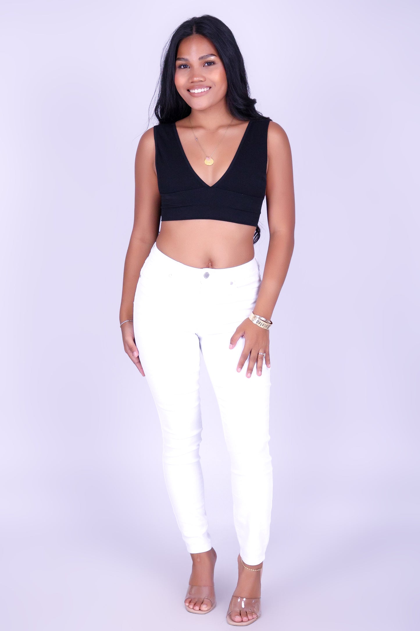 WHITE OUT SKINNY JEANS