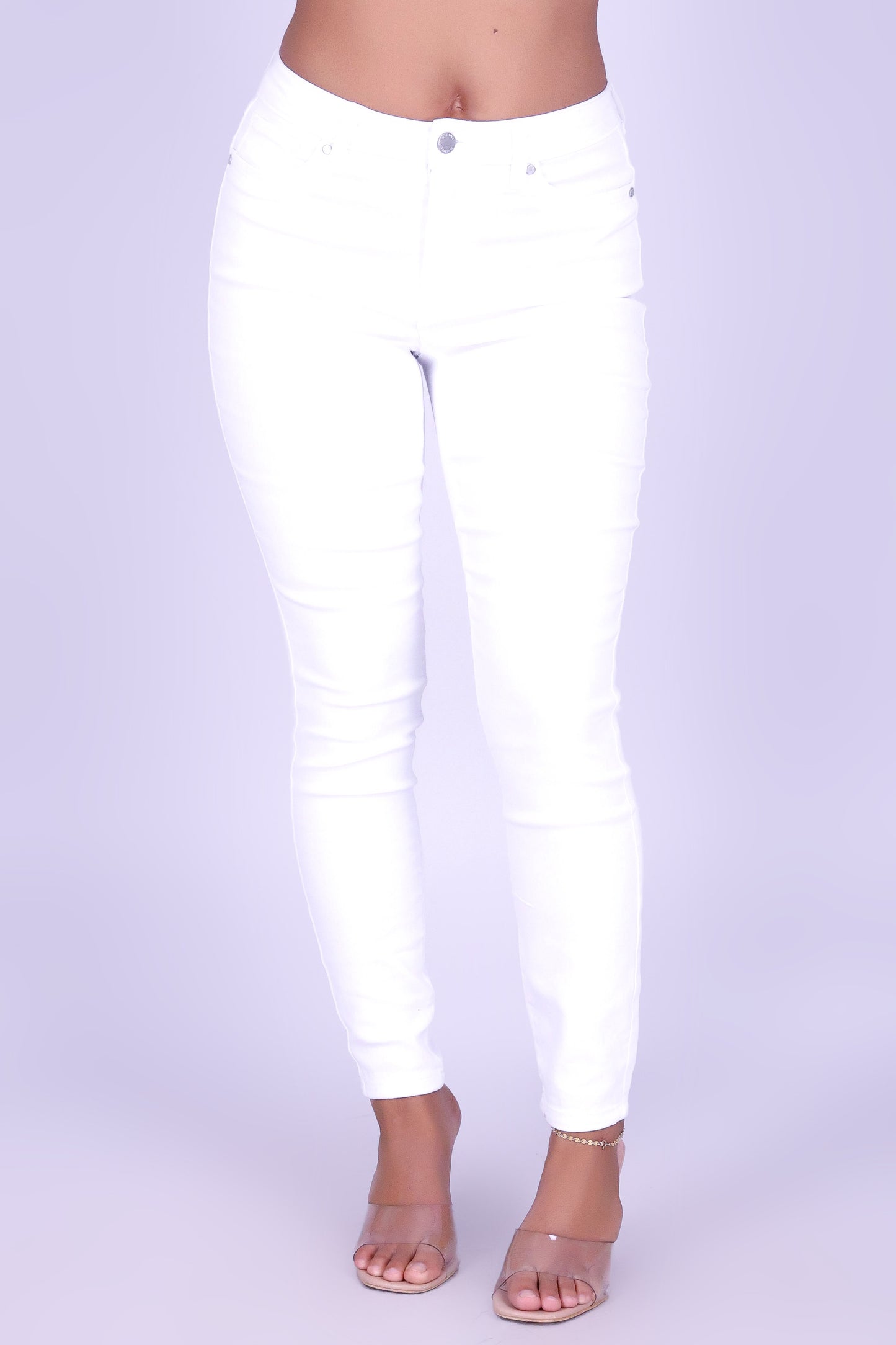 WHITE OUT SKINNY JEANS