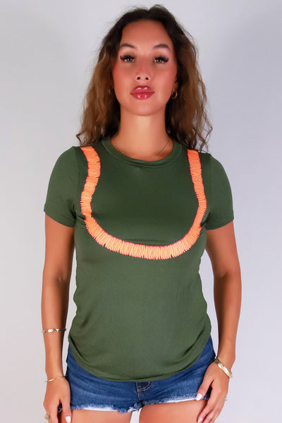 Jeans Warehouse Hawaii - S/S SCREEN - ILIMA LEI TEE | By LUZ