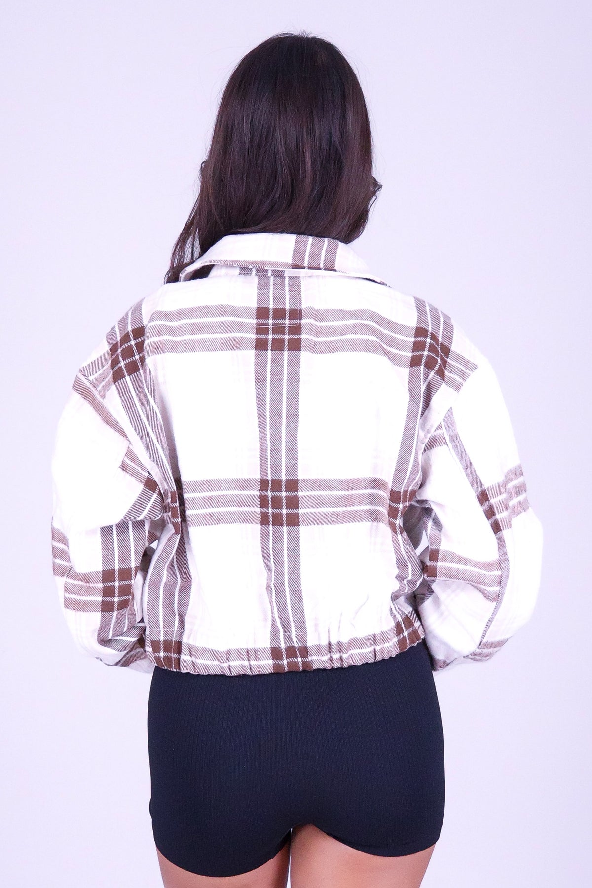 ALWAYS THERE PLAID SHACKET