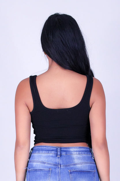 HOLD MY CALLS CROP TOP