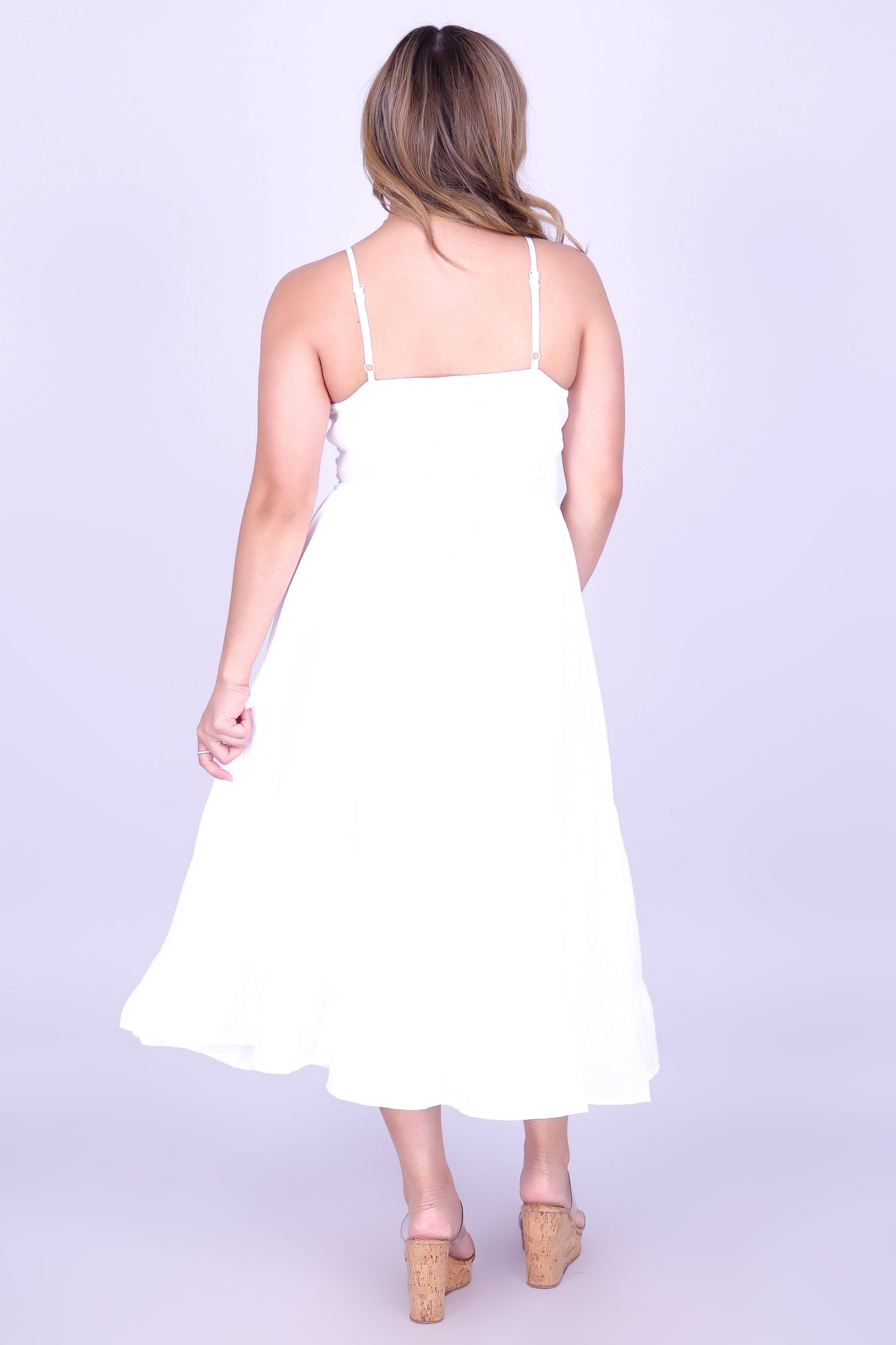 IVORY DREAMS MIDI DRESS