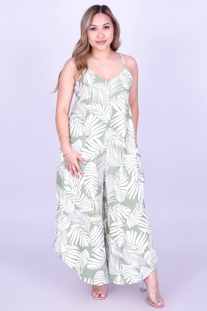 BOTANICAL ESCAPE JUMPSUIT