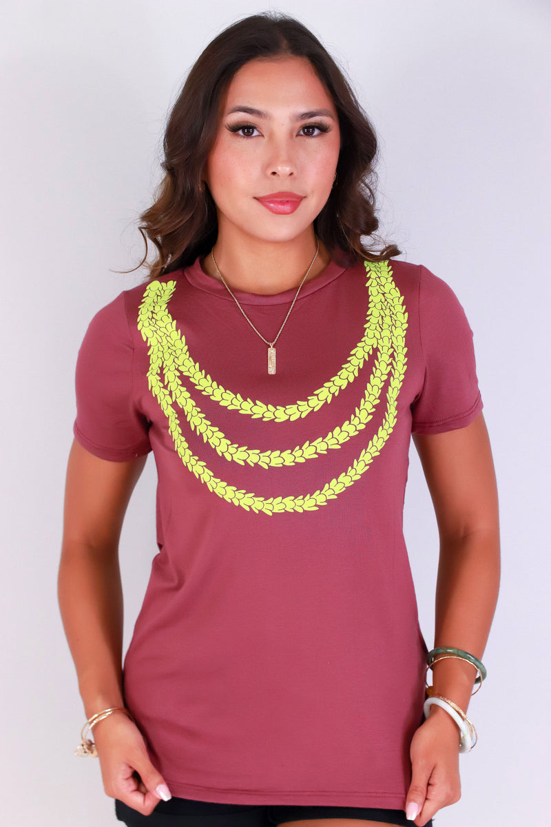 Jeans Warehouse Hawaii - S/S SCREEN - PAKALANA LEI TEE | By LUZ