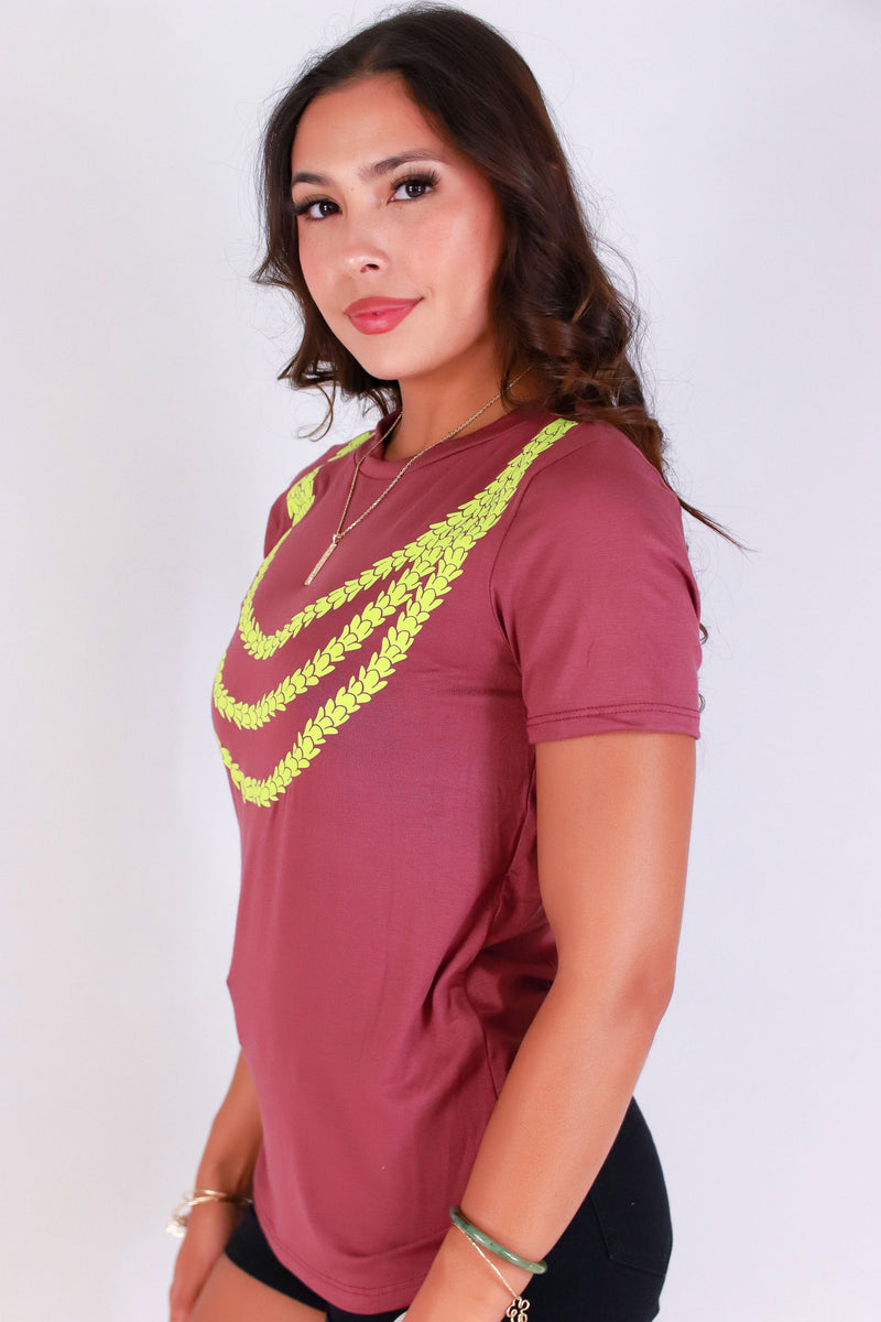 Jeans Warehouse Hawaii - S/S SCREEN - PAKALANA LEI TEE | By LUZ