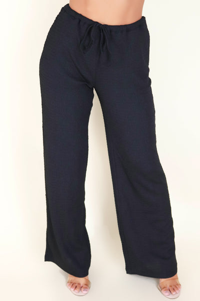 Jeans Warehouse Hawaii - SOLID KNIT PANTS - LET'S DISCUSS PANTS | By FAVLUX