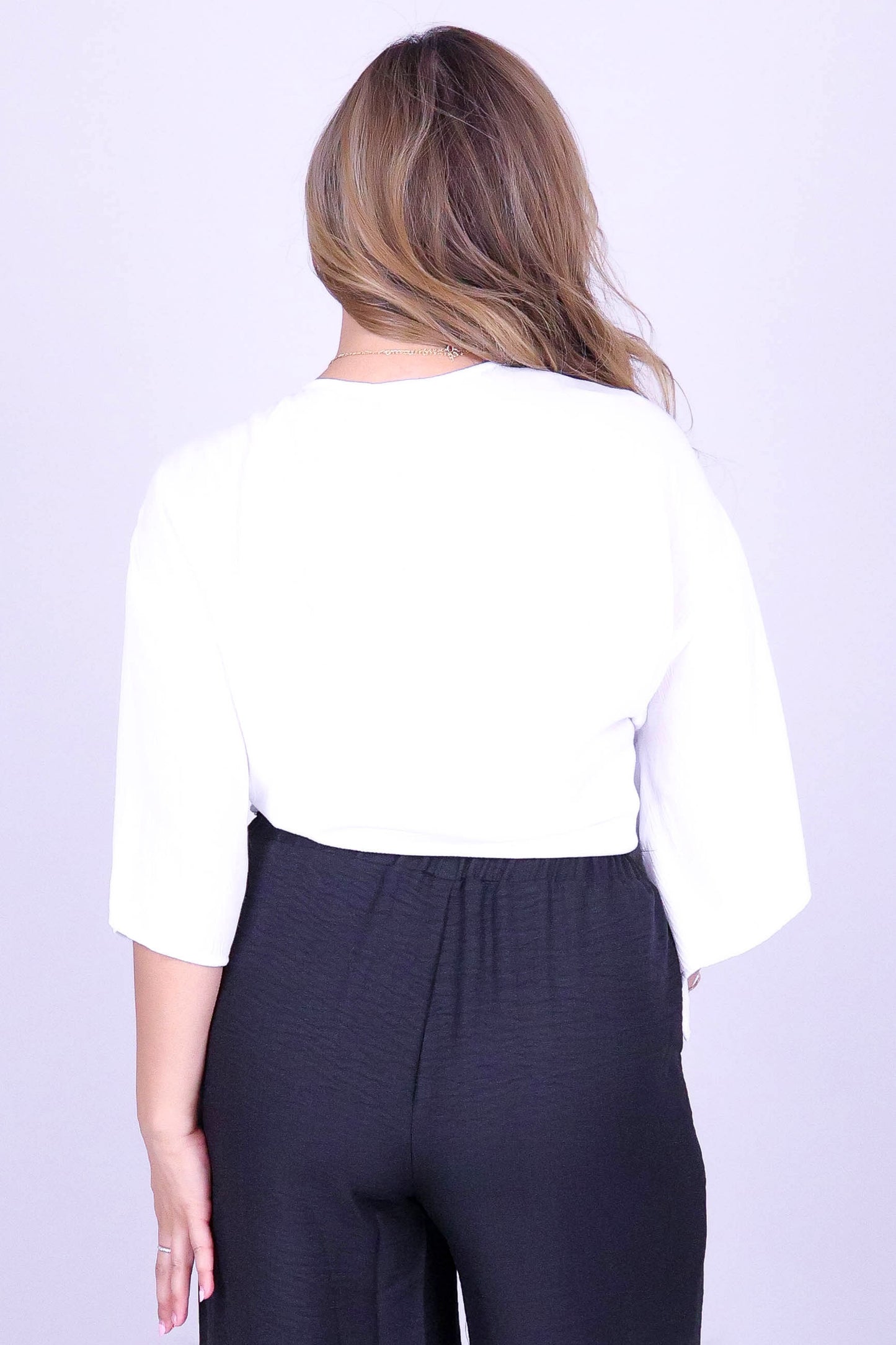 ZEN MUSE TIE FRONT TOP
