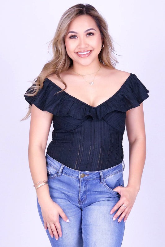 RUFFLE ROMANCE BODYSUIT