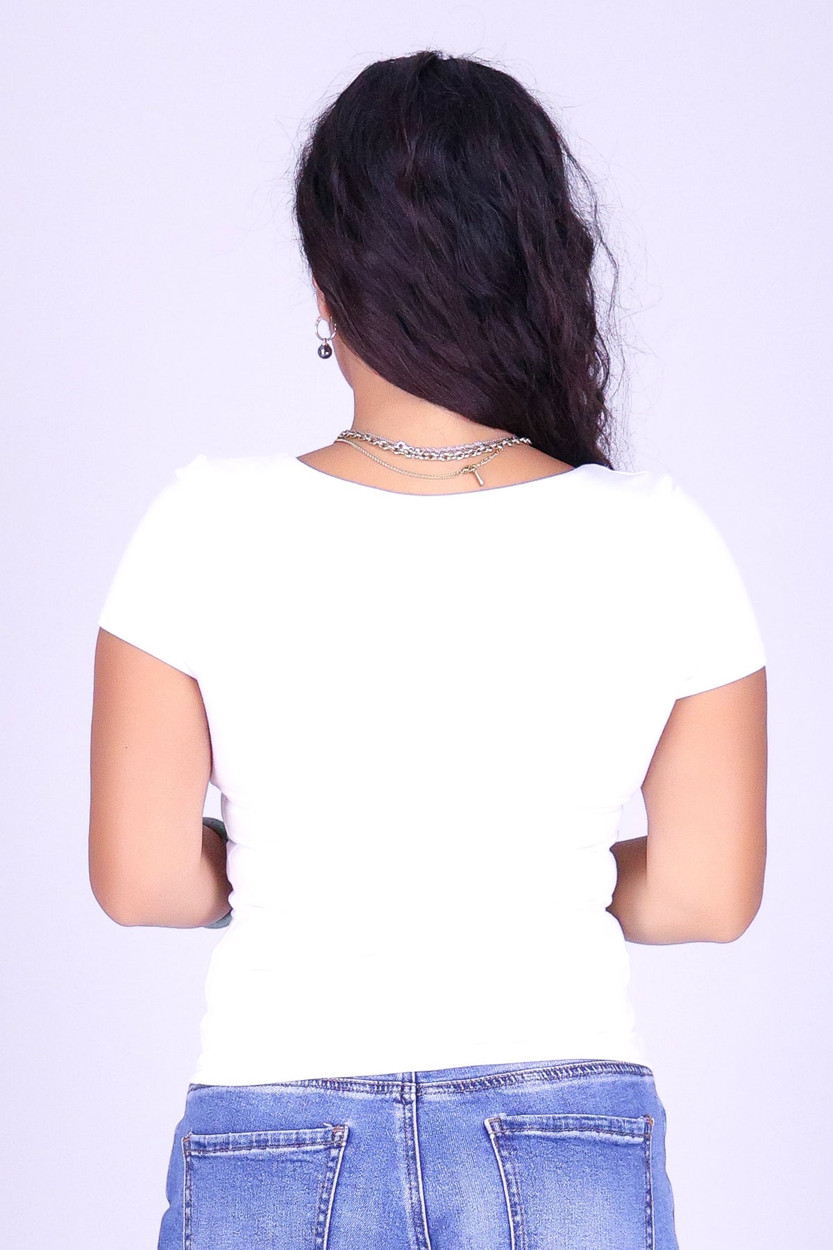 CLEAN SLATE SQUARE NECK TOP