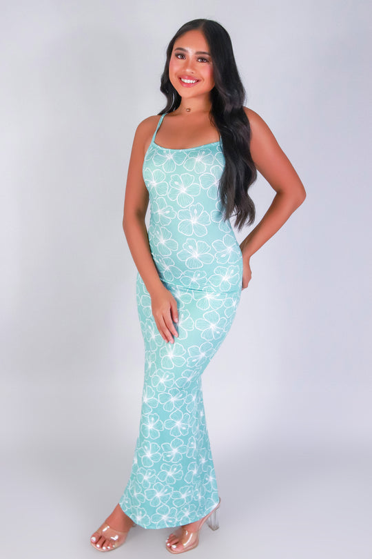 PUA ALOALO MERMAID MAXI DRESS