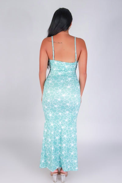 PUA ALOALO MERMAID MAXI DRESS