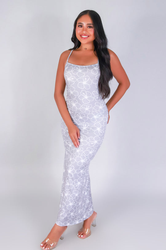 PUA ALOALO MAXI MERMAID DRESS