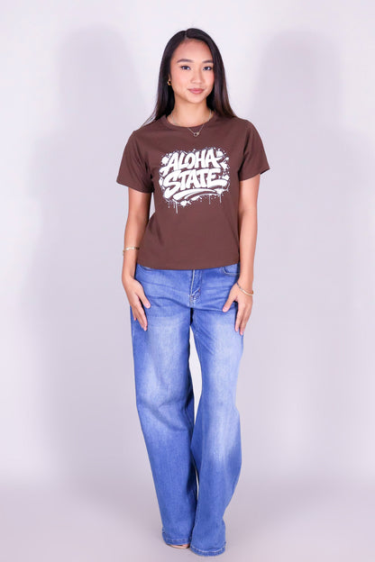 ALOHA STATE GRAFFITI TEE