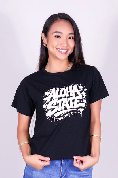 ALOHA STATE GRAFFITI TEE