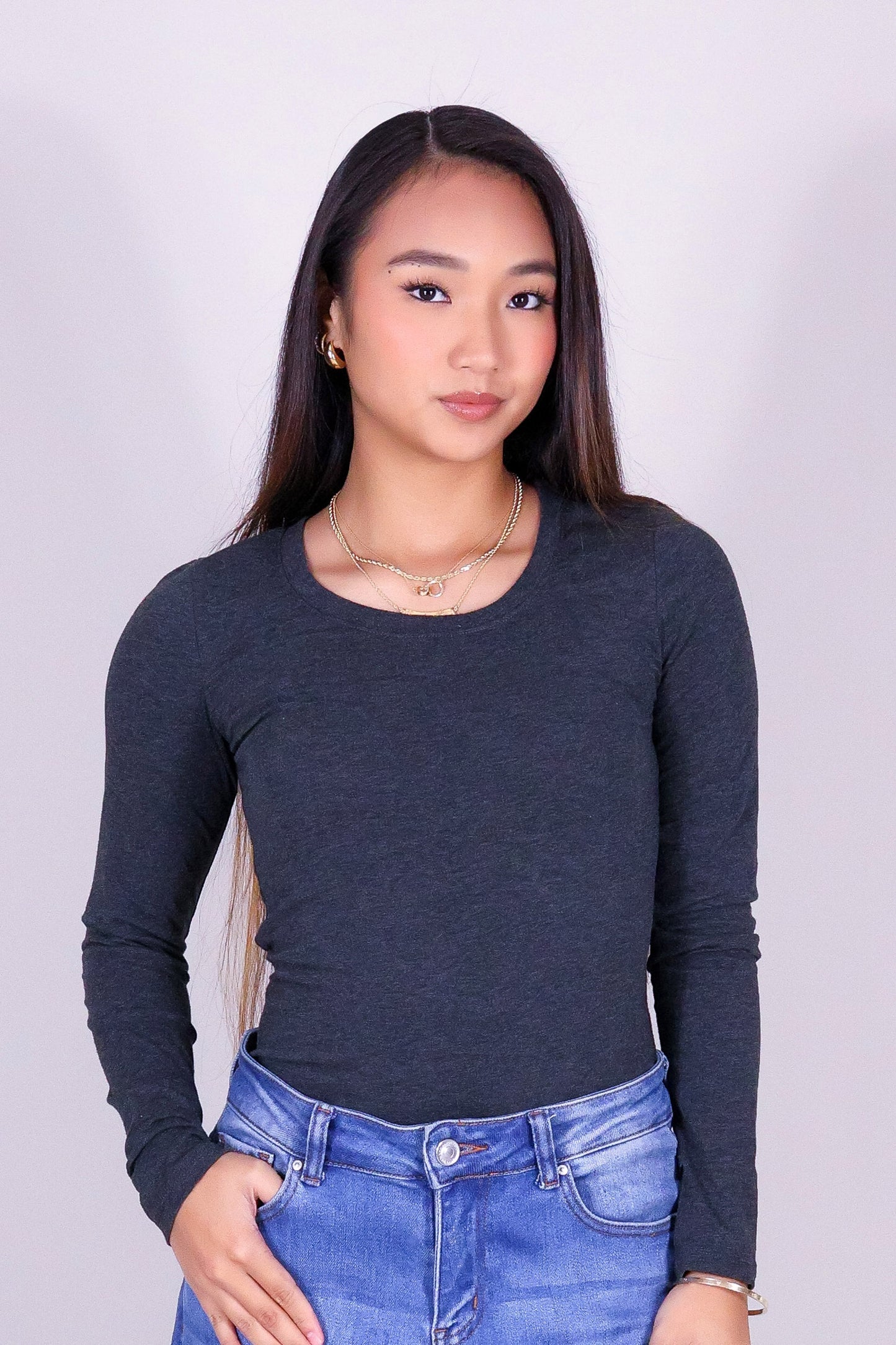JUST A CUTIE LONG SLEEVE TOP